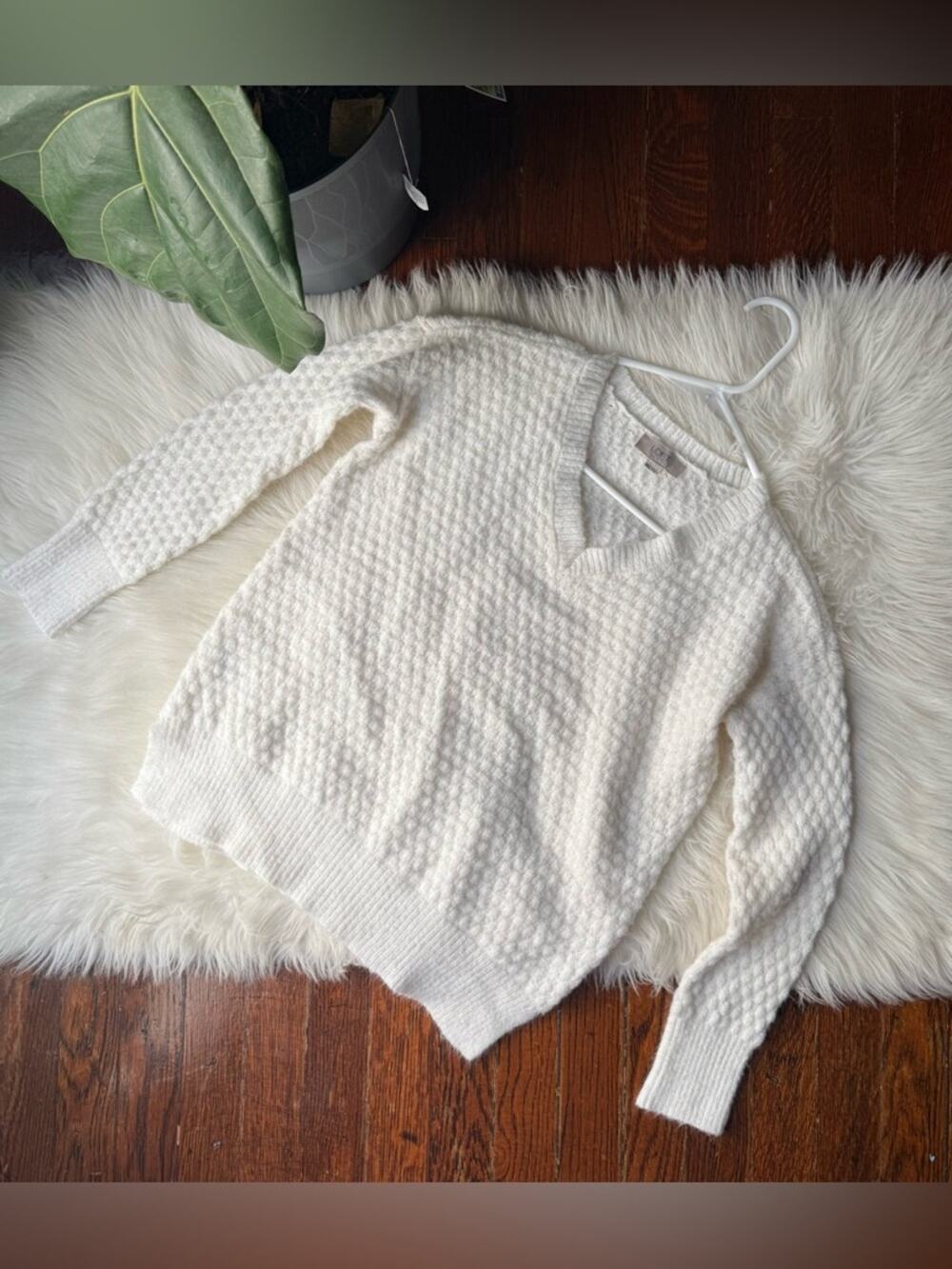 LOFT Super Soft White Sweater